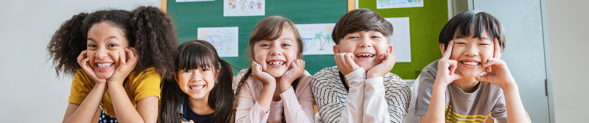 Students smiling